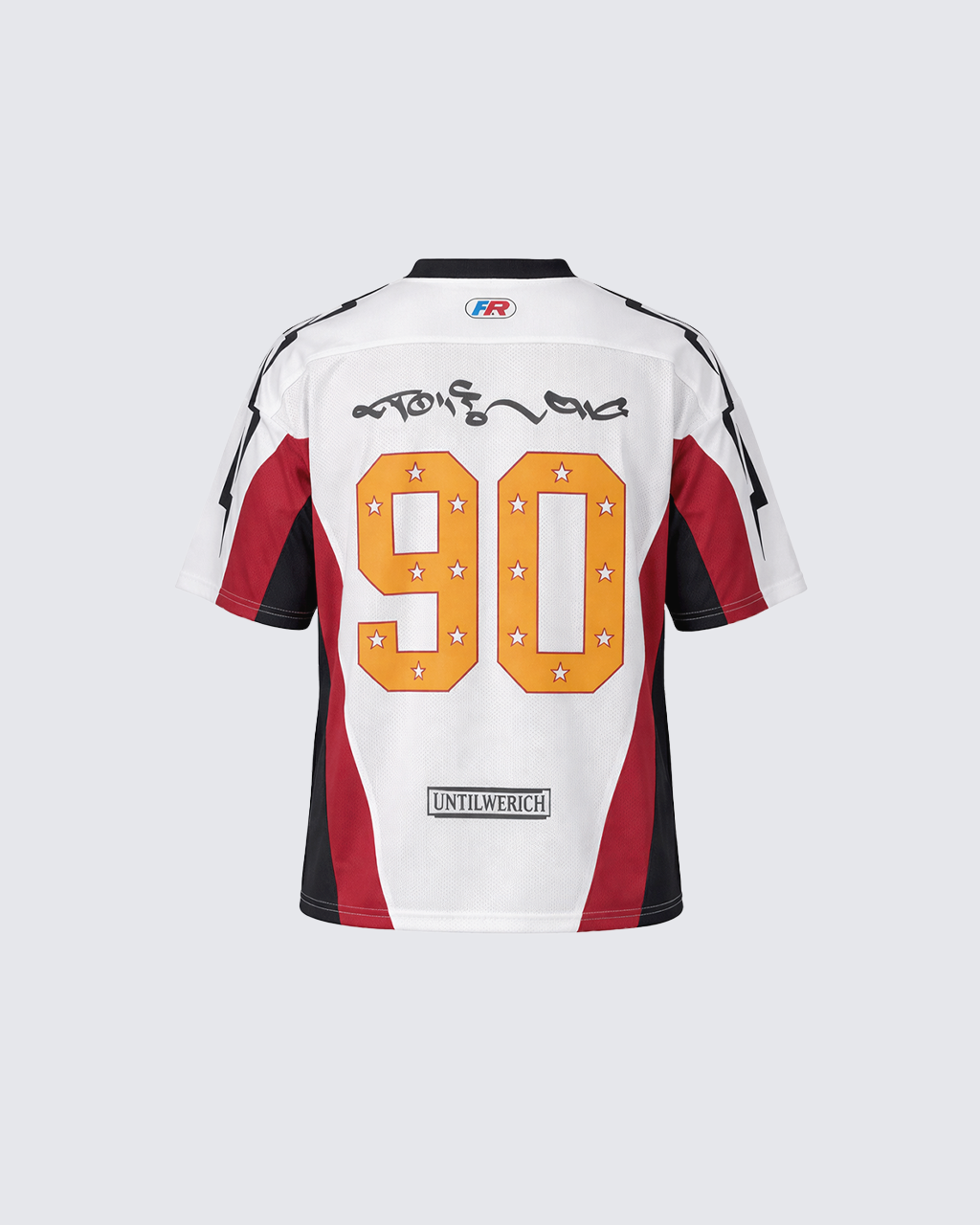 Number Print Color Block Jersey T-Shirt