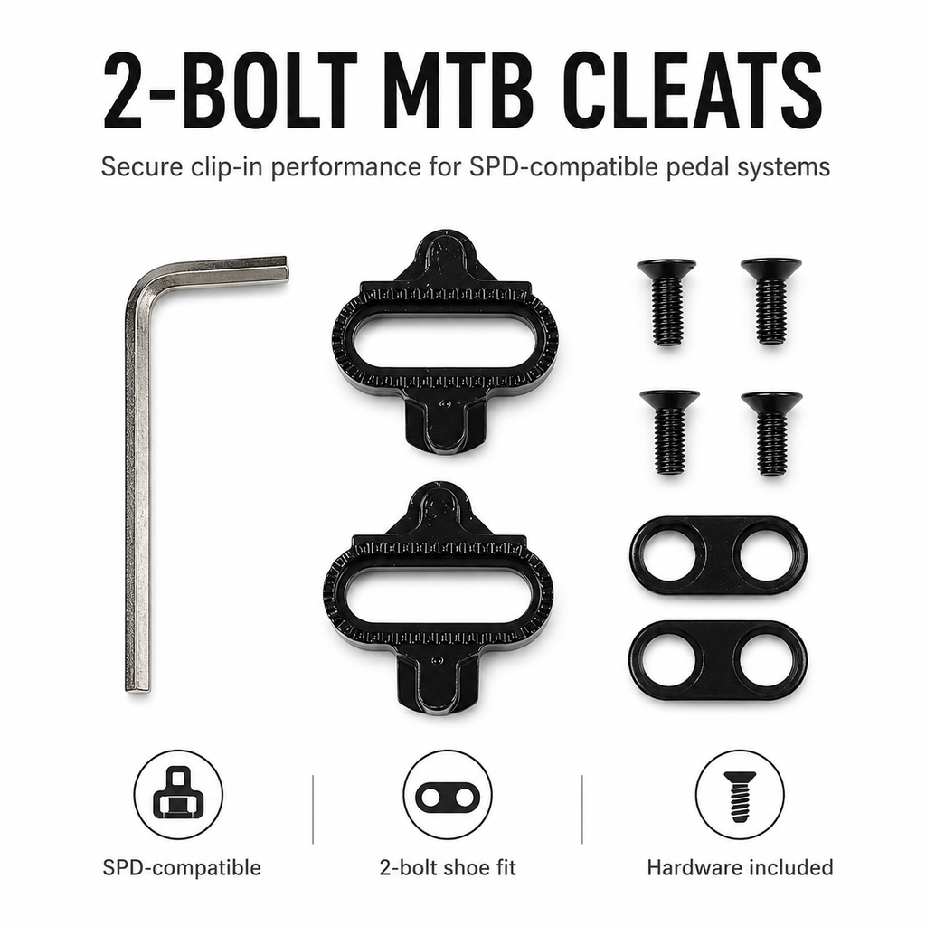 VELOC 2-Bolt SPD-Compatible MTB Cleats
