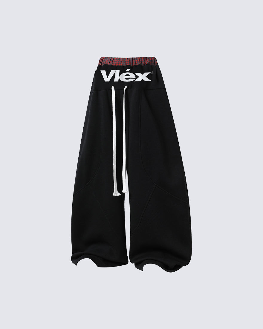 New High Street Colorblock Wide Sweatpants