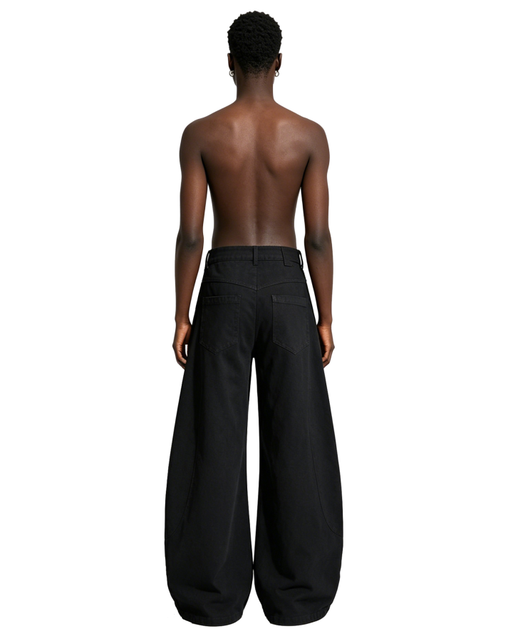 American Street Studded Wide-Leg Cargo Pants