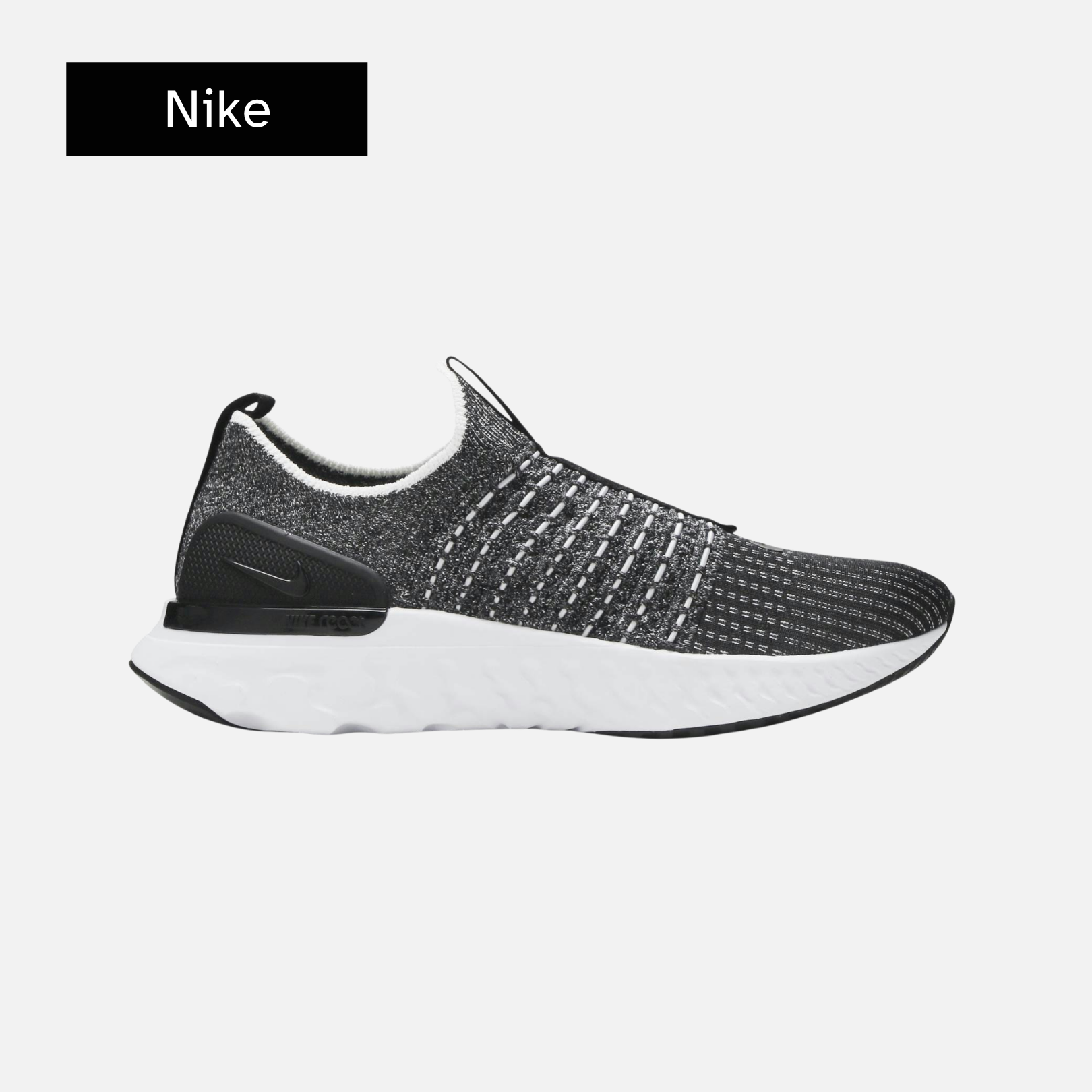 React Phantom Run Flyknit 2 'Black Smoke Grey'